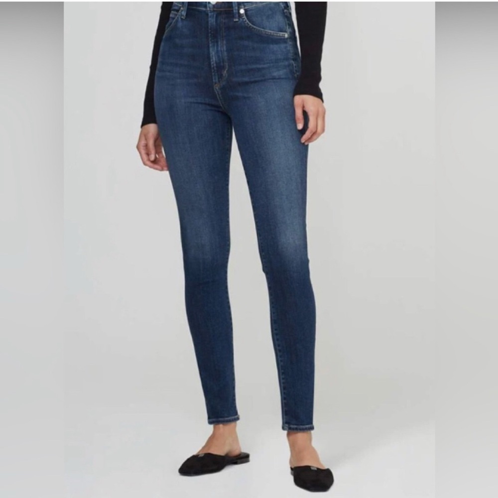 Citizens of Humanity Chrissy Dark Blue Denim Jeans Size 27